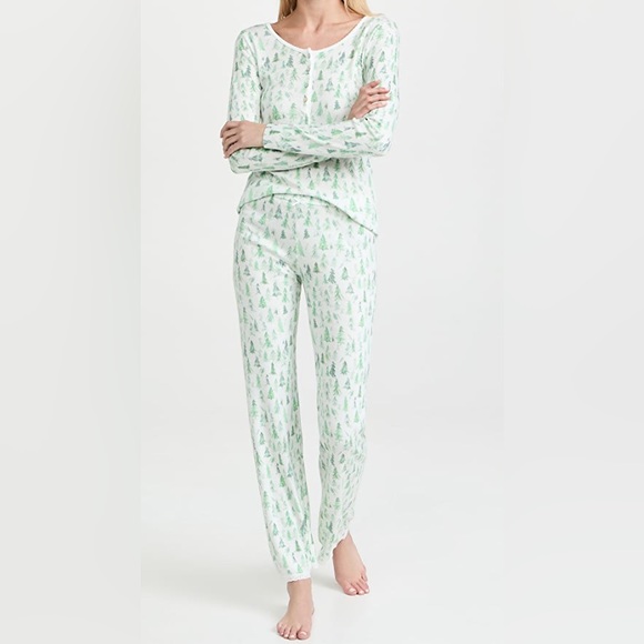 Polkadot England | Fir Tree Henley Pajama Set